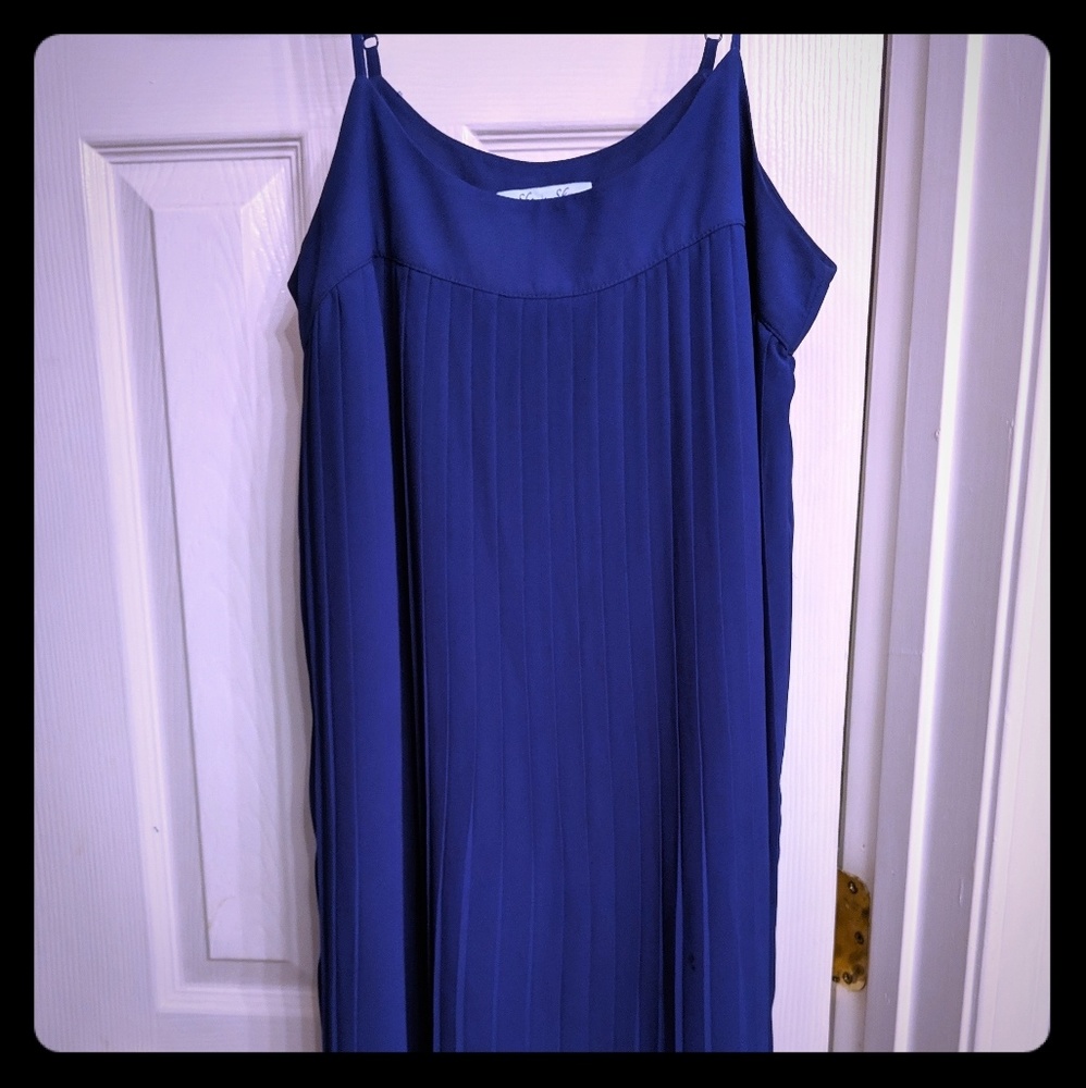 Royal blue dress
